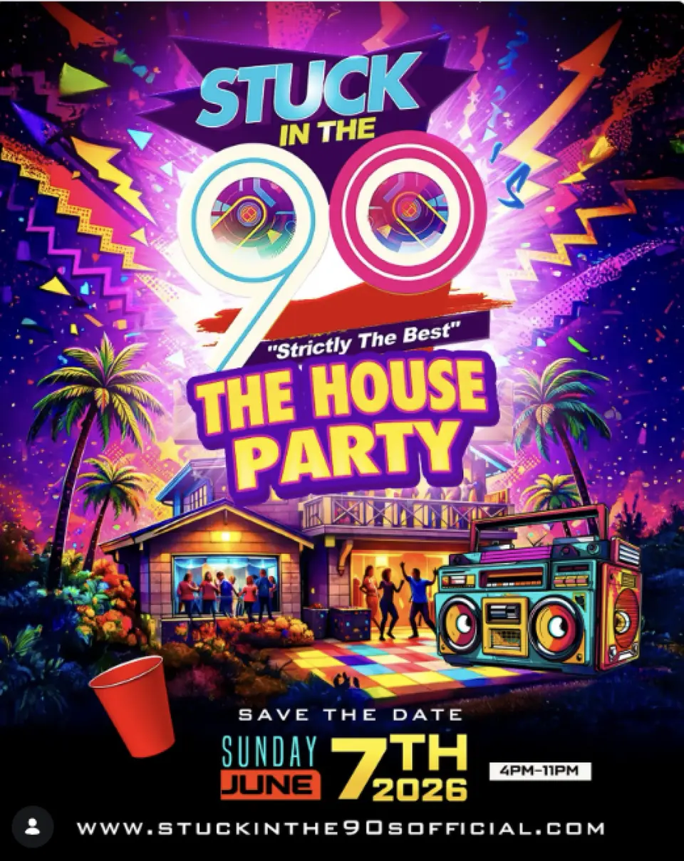 StuckInThe90s - The House Party flyer or graphic.
