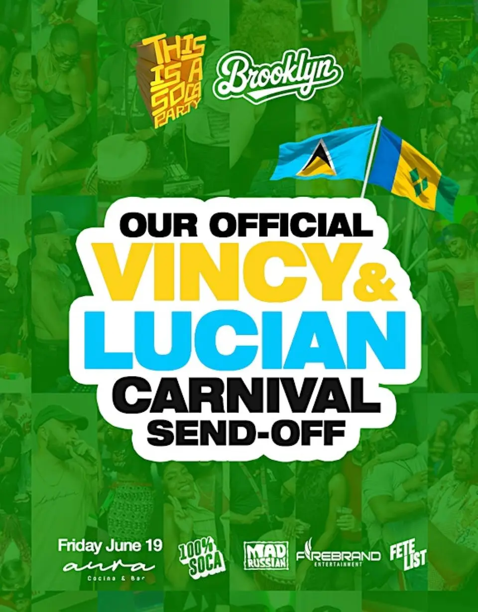 This is a SOCA Party - Brooklyn - June flyer or graphic.
