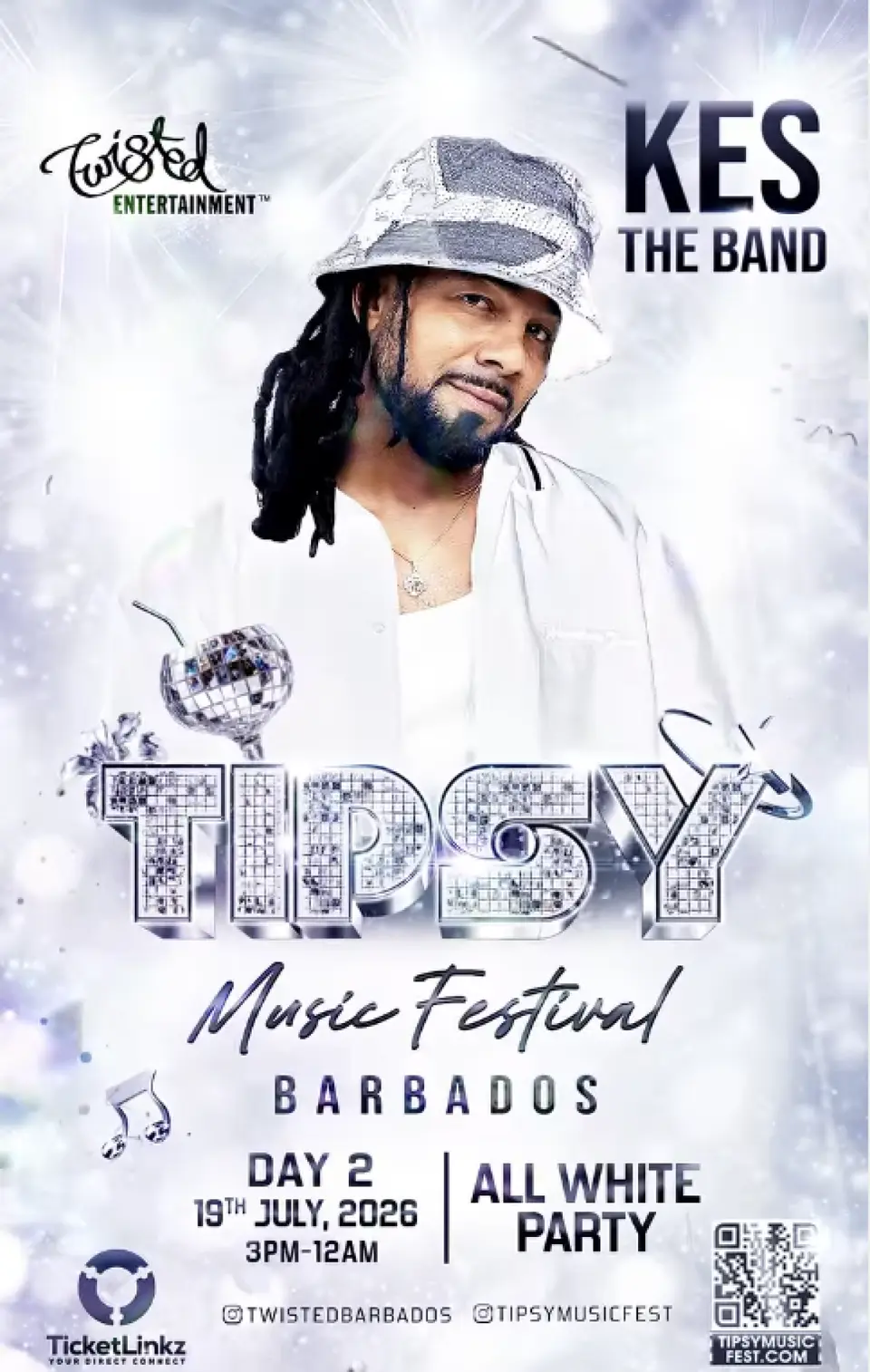 Tipsy Music Festival – All White Party flyer or graphic.