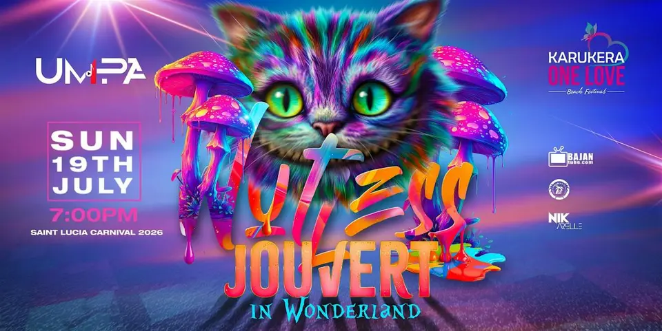 Wutless Jouvert flyer or graphic.