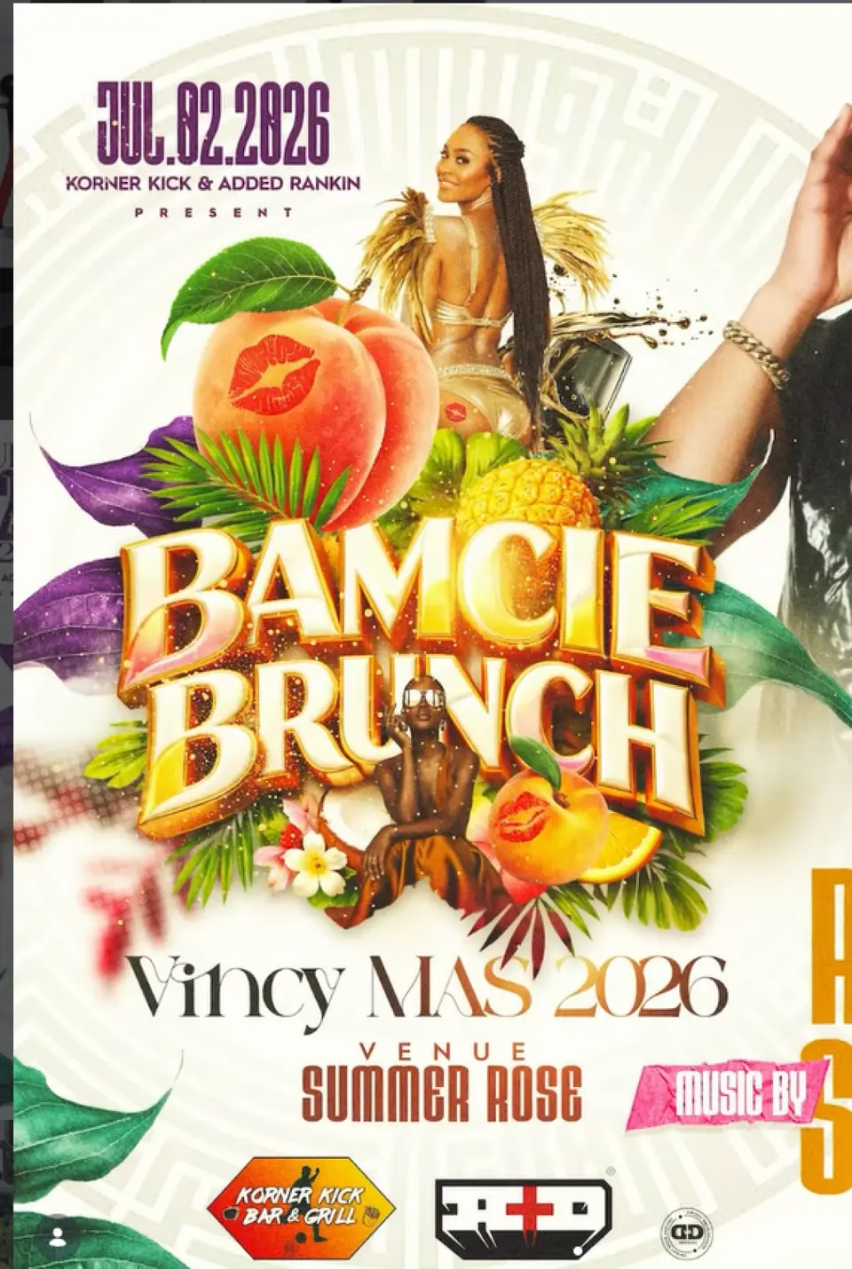 Bamcie Brunch flyer or graphic.