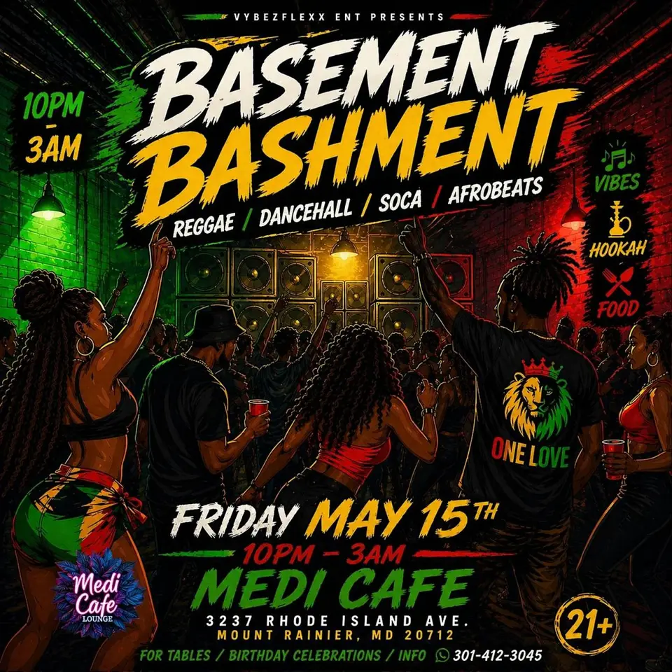 Basement Bashment flyer or graphic.