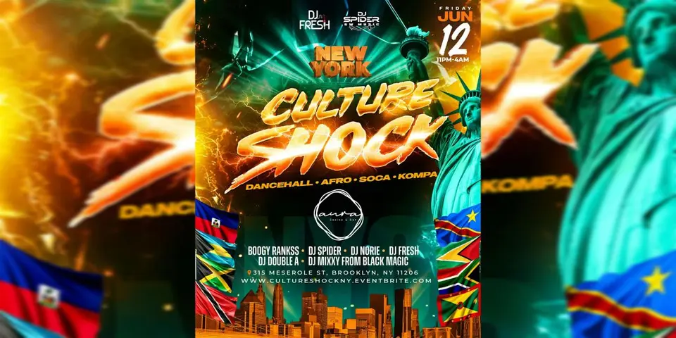 Culture Shock flyer or graphic.