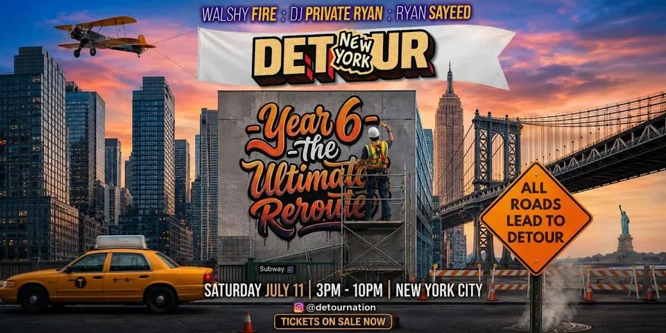 Detour flyer or graphic.