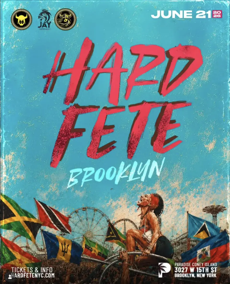 Hard Fete flyer or graphic.