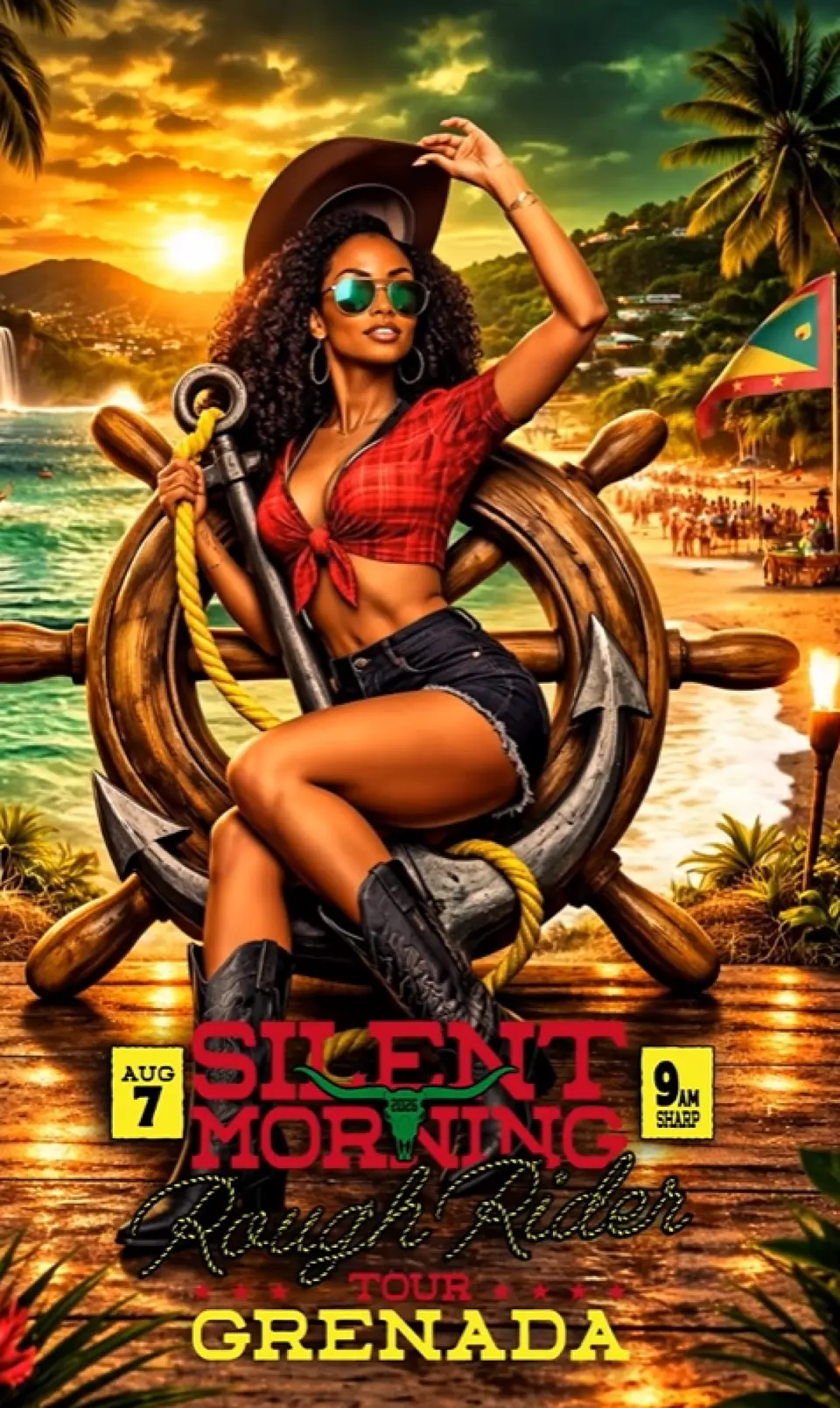 Silent Morning flyer or graphic.