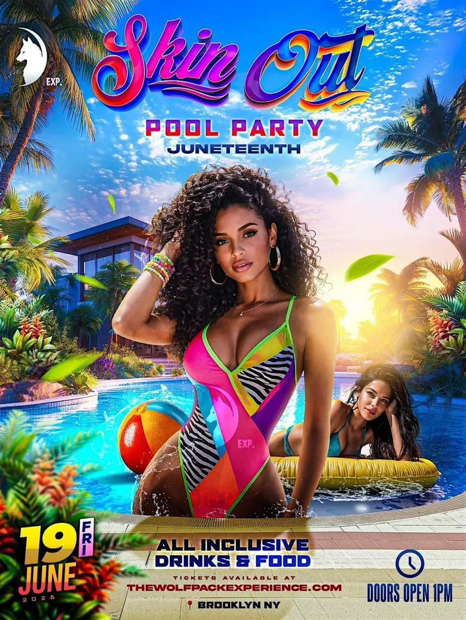 Skin Out flyer or graphic.