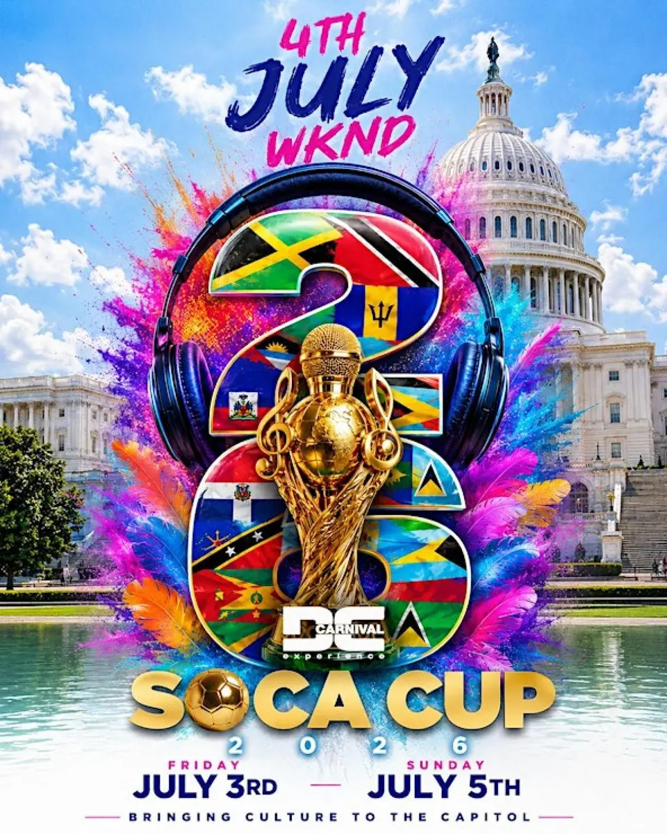 Soca Cup 2026 flyer or graphic.