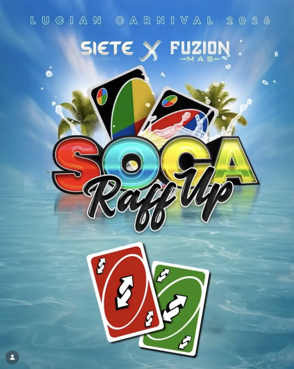 Soca Raff Up flyer or graphic.