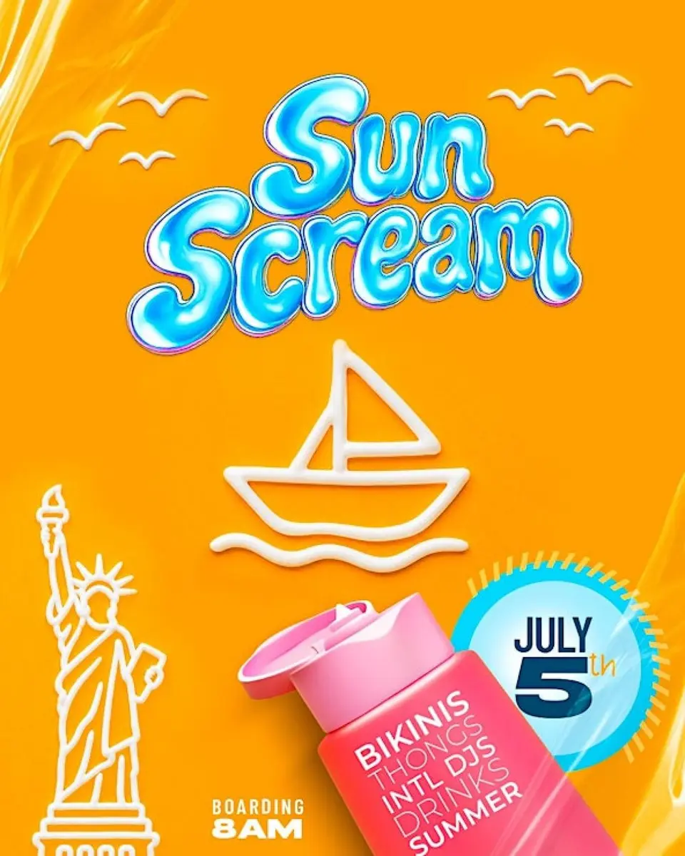 Sun Scream flyer or graphic.