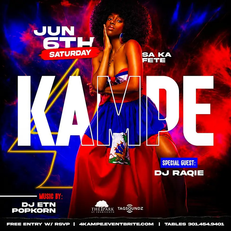 4KAMPE: A Night of KONPA! flyer or graphic.