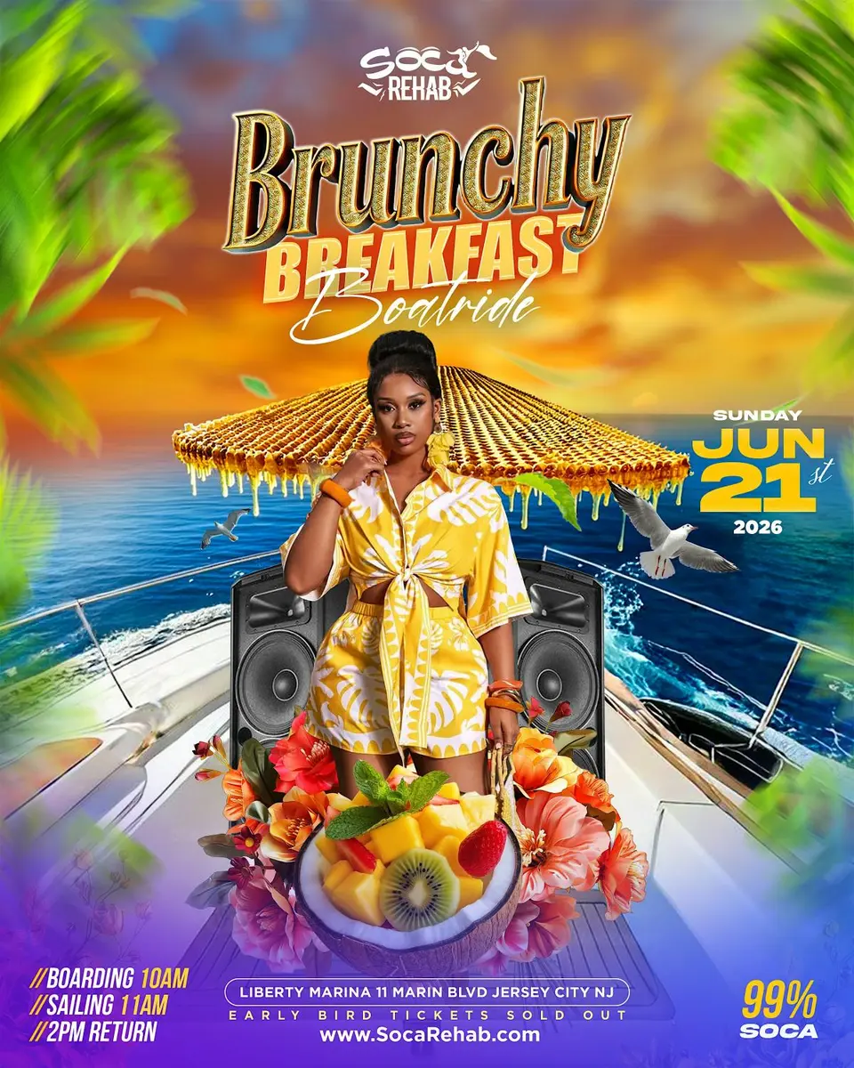 Brunchy Breakfast Boatride flyer or graphic.