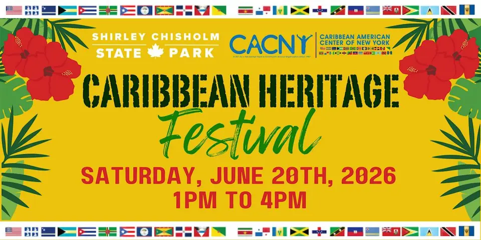 Free Caribbean Heritage Festival flyer or graphic.