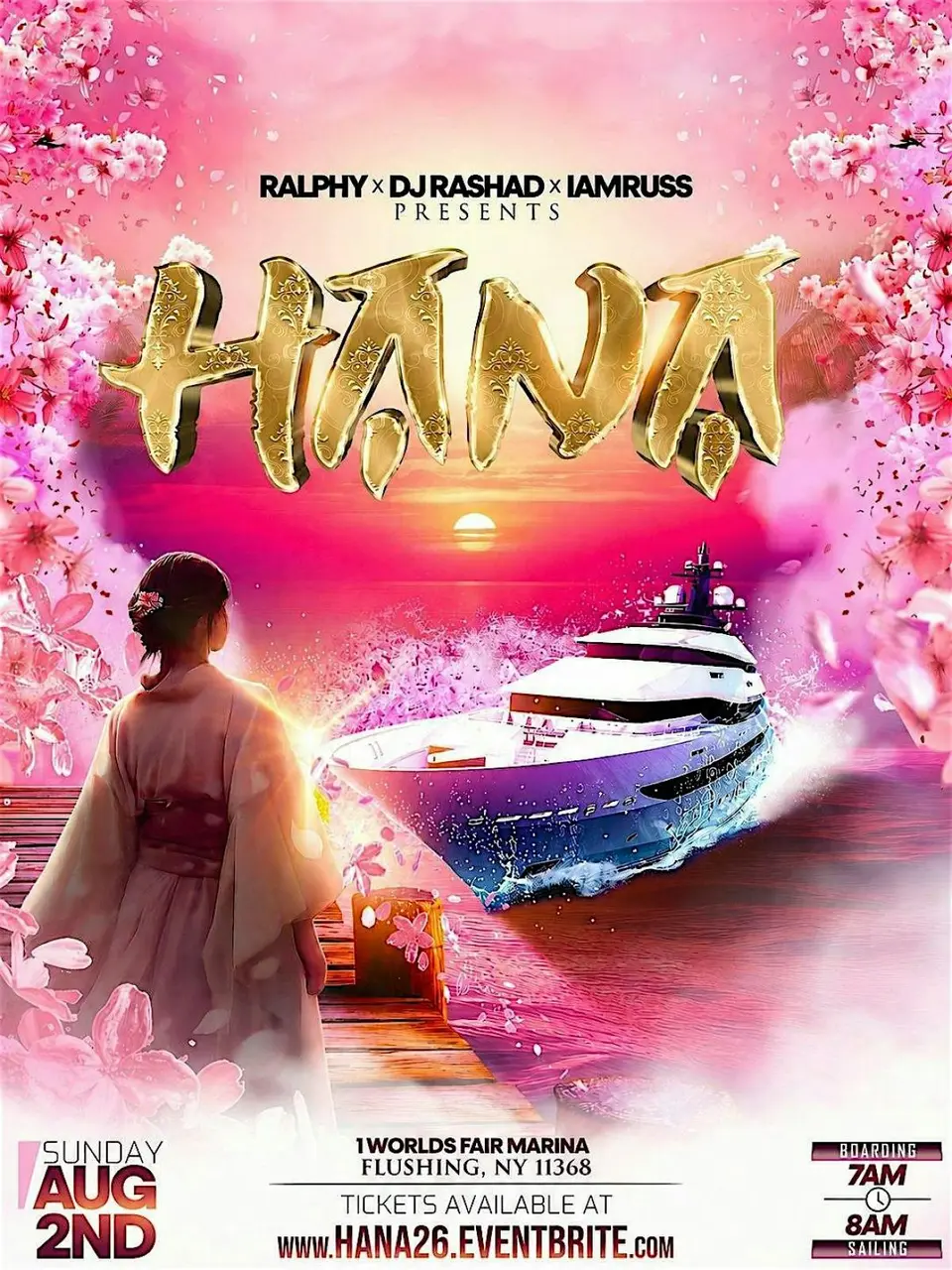 Hana flyer or graphic.