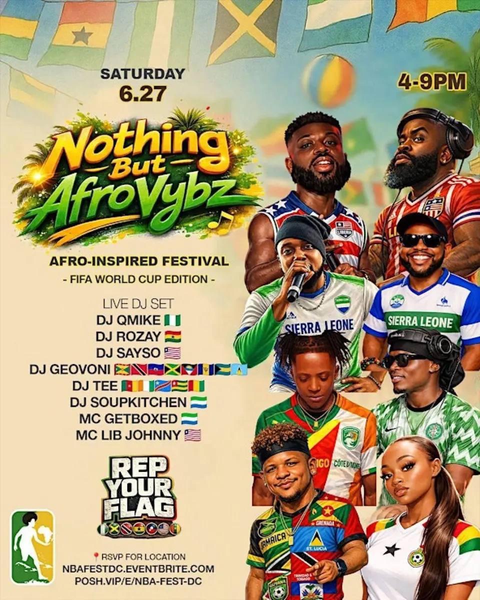NBA Fest DC flyer or graphic.