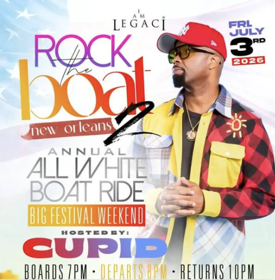 Rock The Boat Part 2 All White Cruise flyer or graphic.