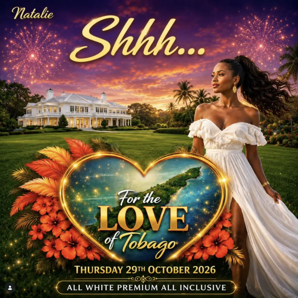 Shhh- For The Love Of Tobago flyer or graphic.