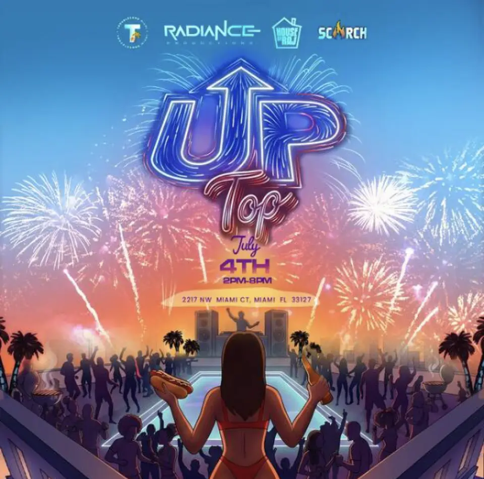 Up Top flyer or graphic.
