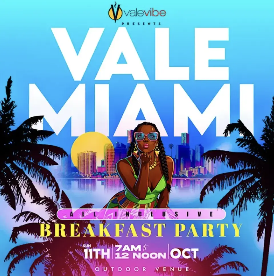 Vale Vibe Breakfast Party flyer or graphic.
